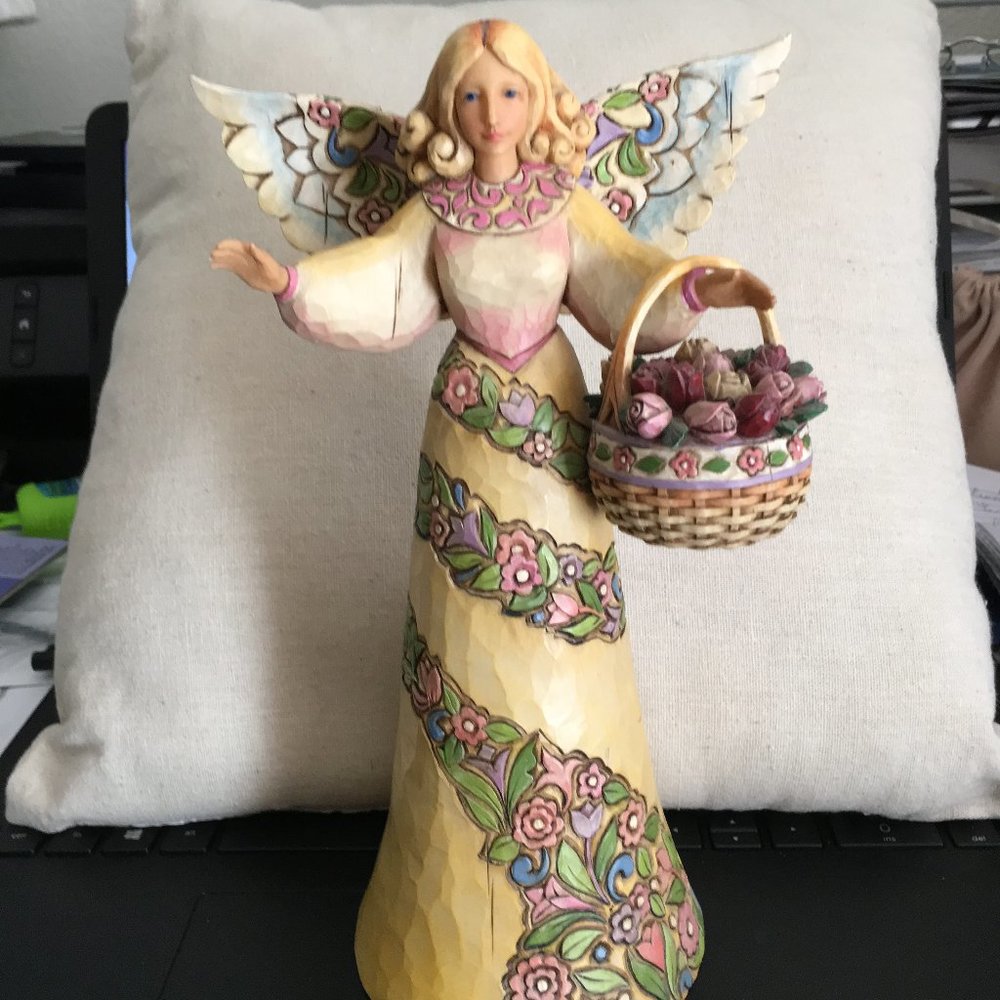 Jim Shore Peace in the Garden Angel Figurine 2006